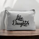 Canvas Pouch with Handle and Zipper Thumbnail
