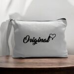Canvas Pouch with Handle and Zipper Thumbnail