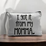 Canvas Pouch with Handle and Zipper Thumbnail