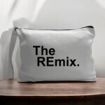 Canvas Pouch with Handle and Zipper Thumbnail