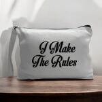 Canvas Pouch with Handle and Zipper Thumbnail