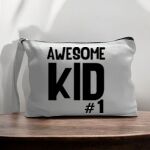 Canvas Pouch with Handle and Zipper Thumbnail
