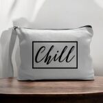 Canvas Pouch with Handle and Zipper Thumbnail