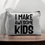 Canvas Pouch with Handle and Zipper Thumbnail