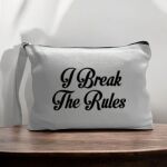 Canvas Pouch with Handle and Zipper Thumbnail