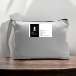 Canvas Pouch with Handle and Zipper Thumbnail