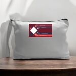Canvas Pouch with Handle and Zipper Thumbnail