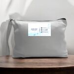 Canvas Pouch with Handle and Zipper Thumbnail