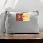 Canvas Pouch with Handle and Zipper Thumbnail
