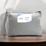 Canvas Pouch with Handle and Zipper Thumbnail