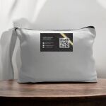 Canvas Pouch with Handle and Zipper Thumbnail