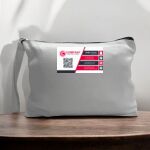 Canvas Pouch with Handle and Zipper Thumbnail