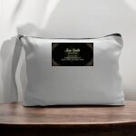 Canvas Pouch with Handle and Zipper Thumbnail