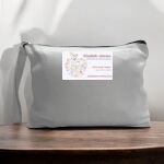 Canvas Pouch with Handle and Zipper Thumbnail