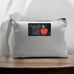 Canvas Pouch with Handle and Zipper Thumbnail