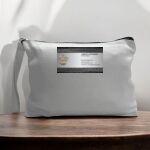 Canvas Pouch with Handle and Zipper Thumbnail