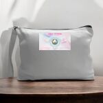 Canvas Pouch with Handle and Zipper Thumbnail