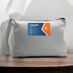 Canvas Pouch with Handle and Zipper Thumbnail