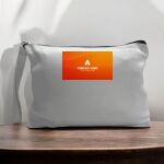 Canvas Pouch with Handle and Zipper Thumbnail