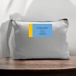 Canvas Pouch with Handle and Zipper Thumbnail