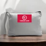 Canvas Pouch with Handle and Zipper Thumbnail