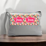 Canvas Pouch with Handle and Zipper Thumbnail