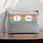 Canvas Pouch with Handle and Zipper Thumbnail