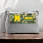 Canvas Pouch with Handle and Zipper Thumbnail