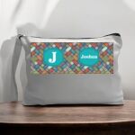 Canvas Pouch with Handle and Zipper Thumbnail