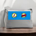 Canvas Pouch with Handle and Zipper Thumbnail