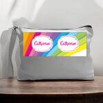 Canvas Pouch with Handle and Zipper Thumbnail