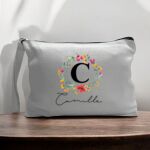 Canvas Pouch with Handle and Zipper Thumbnail