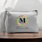 Canvas Pouch with Handle and Zipper Thumbnail