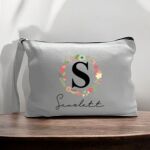 Canvas Pouch with Handle and Zipper Thumbnail
