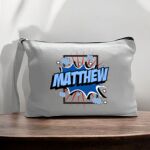 Canvas Pouch with Handle and Zipper Thumbnail