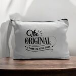 Canvas Pouch with Handle and Zipper Thumbnail