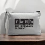 Canvas Pouch with Handle and Zipper Thumbnail