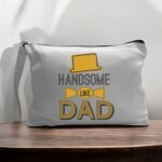 Canvas Pouch with Handle and Zipper Thumbnail