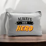 Canvas Pouch with Handle and Zipper Thumbnail