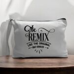 Canvas Pouch with Handle and Zipper Thumbnail