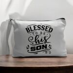 Canvas Pouch with Handle and Zipper Thumbnail