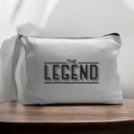 Canvas Pouch with Handle and Zipper Thumbnail