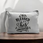 Canvas Pouch with Handle and Zipper Thumbnail