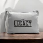 Canvas Pouch with Handle and Zipper Thumbnail