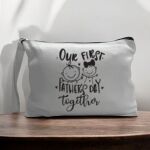 Canvas Pouch with Handle and Zipper Thumbnail