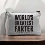 Canvas Pouch with Handle and Zipper Thumbnail