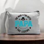 Canvas Pouch with Handle and Zipper Thumbnail