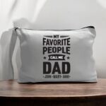 Canvas Pouch with Handle and Zipper Thumbnail