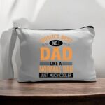 Canvas Pouch with Handle and Zipper Thumbnail