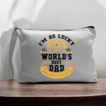 Canvas Pouch with Handle and Zipper Thumbnail